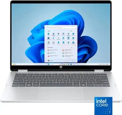 Ноутбук HP OmniBook 5 Flip Laptop, 14" 2K IPS Touch Display, Intel Core 7 Series 1 Processor, 16GB RAM, 512GB SSD, Intel Graphics, English keyboard, Windows 11 Home, Glacier Silver | B86Q7UA#ABA