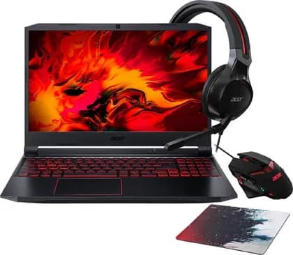 Ноутбук Acer AN515-57-72F7 15.6” FHD Gaming Laptop 144Hz, Intel Core I7-11800H Processor, 16GB RAM, 1TB SSD, RTX 3050Ti 4GB, English KB, Windows 10 Pro, Headset + Mouse + Mousepad Free, Black | NH-QBVEM.006