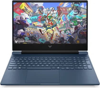Ноутбук HP Victus 15-fa2087ne Gaming Laptop, 15.6" FHD IPS 144Hz Display, Intel Core 7 240H, 16GB RAM, 512GB SSD, GeForce RTX 5050 8GB GPU, English-Arabic Keyboard, No OS, Performance Blue | D15F1EA