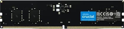 ОЗУ для ПК Crucial DDR5 UDIMM Desktop Memory, 64GB Capacity, 5600 MHz Memory Speed, CL46 CAS Latency, 1.1 Voltage, Unbuffered, Non-ECC | CT64G56C46U5