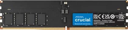 ОЗУ для ПК Crucial DDR5 UDIMM Desktop Memory, 32GB Capacity, 6400 MHz Memory Speed, CL52 CAS Latency, 1.1 Voltage, Unbuffered, Non-ECC | CT32G64C52CU5