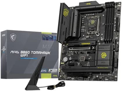 Материнская плата MSI MAG B860 Tomahawk WiFi LGA 1851 ATX Motherboard, Intel B860 Chipset, 4x DDR5 UDIMM Slots, Up to 256GB Max Memory, 2x PCIe Slots, 3x M.2 Slots, WiFi & BT Connectivity | 911-7E39-001