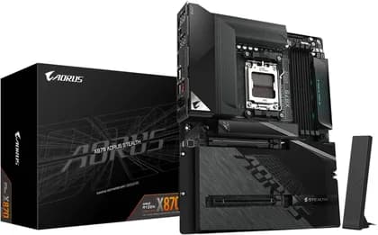 Материнская плата GIGABYTE X870 Aorus Stealth AM5 ATX Motherboard, AMD X870 Chipset, 4x DDR5 DIMM Slots, 256GB Max Memory, 1x PCIe 5.0 x16, 4x M.2 Slots, WIFI 7 & BT 5.4 | X870-A-STEALTH