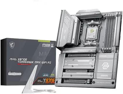 Материнская плата MSI MAG X870E Tomahawk Max WIFI PZ ATX AM5 Motherboard, AMD X870E Chipset, 4x DDR5 UDIMM Slots, 256GB Max Memory, 3x PCIe x16, 4x M.2 Slots | 911-7E84-001