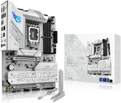 Материнская плата ASUS ROG Strix B860-A Gaming WiFi LGA 1851 ATX Motherboard, Intel B860 Chipset, 4x DIMM DDR5 Slot, Up to 256GB Max Memory, 1x PCIe 5.0 x16 SafeSlot, 4x M.2 Slots, WiFI & BT | 90MB1JI0-M0EAY0