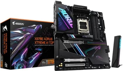 Материнская плата GIGABYTE X870E Aorus XTREME AI TOP E-ATX AM5 Motherboard, AMD X870E Chipset, 4x DDR5 DIMM Slots, Up to 256GB Max Memory, 2x PCIe 5.0 x16 Slot, 4x M.2 Slots | X870E-A-XTREME-AI-TOP