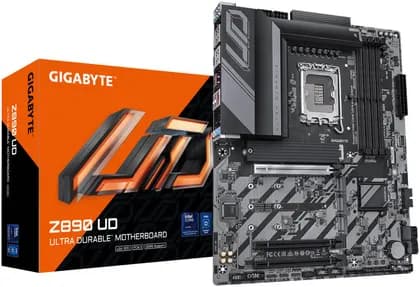 Материнская плата GIGABYTE Z890 UD, LGA 1851 ATX Motherboard, Intel Z890 Express Chipset, 4x DDR5 DIMM Slots, Up To 256GB Max Memory, 1x PCIe 5.0 x16 Slot, 3x M.2 Slots | Z890-UD