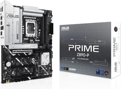 Материнская плата ASUS Prime Z890-P LGA 1851 ATX Motherboard, Intel Z890 Chipset, 4x DDR5 DIMM Slots, Up to 192GB Max Memory, 1 x PCIe 5.0 x16 Slot, 4 x M.2 slots, 4 x SATA 6Gb/s ports | 90MB1I50-M0EAY0