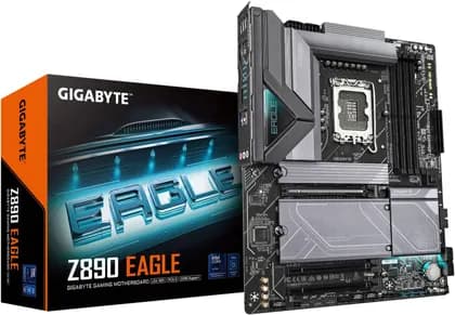 Материнская плата GIGABYTE Z890 Eagle LGA 1851 ATX Motherboard, Intel Z890 Express Chipset, 4x DDR5 DIMM Slots, Up to 256GB Max Memory, 1x PCIe 5.0 x16 Slot, 4x M.2 Slots | Z890-EAGLE