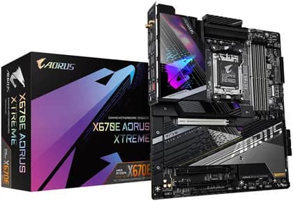 Материнская плата GIGABYTE X670E AORUS XTREME AM5 E-ATX Motherboard, AMD X670 Chipset, 4 x DDR5 DIMM Up to 192GB Max Memory, Wi-Fi 6E AX210 / BT 5.2, PCIEX16, 1x M.2, 2x USB Type-C, 1 x HDMI / 1x DP | X670E A-XT