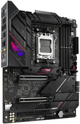 Материнская плата ASUS ROG Strix B650E-E Gaming Wifi ATX DDR5 Motherboard, AMD Socket AM5, B650 Chipset, 2.5Gb Ethernet, Bluetooth, WiFi 6E 6GHz, Max 128GB 4xDIMM Memory, PCIe 5.0x16, 4xM.2 Slot | 90MB1BB0-M0EAY0