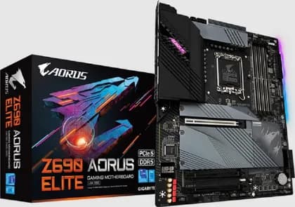Материнская плата Gigabyte Z690 Aorus Elite (Rev. 1.0) ATX Motherboard, DDR5, LGA1700 Socket, Z690 Chipset, 2.5GbE LAN, Q-Flash Plus, PCI Express x16, SATA 6Gb/s, M.2, Support 2-Way AMD CrossFire | Z690 Aorus Elite