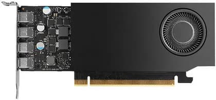 Видеокарта PNY NVIDIA RTX A1000 Graphics Card, 8GB GDDR6 128-Bit Memory, 2304 CUDA Cores, 192 GB/sec Memory Bandwidth, PCI Express 4.0, Black | VCNRTXA1000-SB