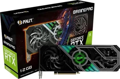 Видеокарта Palit GeForce RTX 3080 Gaming Pro Graphics Card, 12GB GDDR6X 384 Bit Memory, 8960 Cuda Cores, 1710 MHz Boost Clock, 19 Gbps, PCI-E 4.0, Open GL 4.6, 912 Bandwidth, HDMI, DP | NED3080019KB-132AA