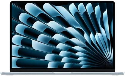 Apple MacBook Air Laptop, 15.3" Liquid Retina Display, M5 Chip, 10-Core CPU, 10-Core GPU, 16 Core Neural Engine, 24GB RAM, 1TB SSD, MacOS, English Keyboard, Sky Blue | MDVU4