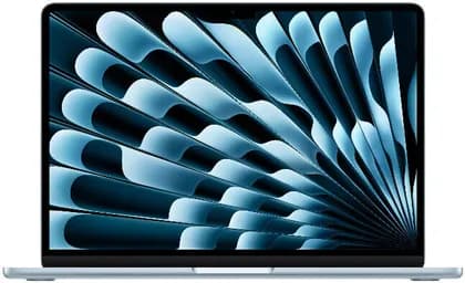 Apple MacBook Air Laptop, 13.6" Liquid Retina Display, M5 Chip, 10-Core CPU, 10-Core GPU, 16 Core Neural Engine, 24GB RAM, 1TB SSD, MacOS, English Keyboard, Sky Blue | MDHK4
