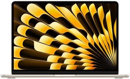 Apple MacBook Air Laptop, 13.6" Liquid Retina Display, M5 Chip, 10-Core CPU, 8-Core GPU, 16 Core Neural Engine, 16GB RAM, 512GB SSD, MacOS, English Keyboard, Starlight | MDHA4