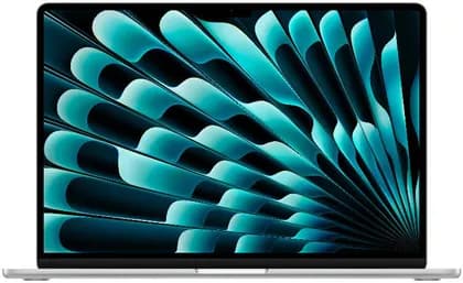 Apple MacBook Air Laptop, 15.3" Liquid Retina Display, M5 Chip, 10-Core CPU, 10-Core GPU, 16 Core Neural Engine, 16GB RAM, 512GB SSD, MacOS, English Keyboard, Silver | MDV94