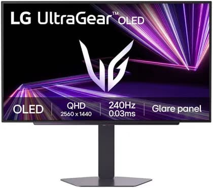 Монитор LG 27GX704A UltraGear Gaming Monitor, 27" OLED Display, QHD Resolution, 240Hz Refresh Rate, 0.03ms Response Time, AMD FreeSync Premium Pro & NVIDIA G-Sync Compatible, Black | 27GX704A-B