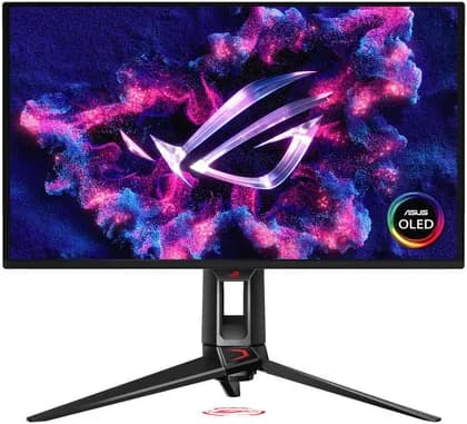 Монитор ASUS ROG Swift PG27UCDM Gaming Monitor, 27" QD-OLED Display, 4K UHD Resolution, 240Hz Refresh Rate, 0.03ms (GtG) Response Time, AMD FreeSync Premium Pro & NVIDIA G-SYNC, Black | PG27UCDM
