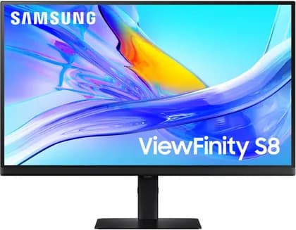 Монитор SAMSUNG ViewFinity S8 S80UD Monitor, 32" VA Display, 4K UHD Resolution, 60Hz Resolution, 5ms Response Time, 1.07b Color Support, 90W USB-C Charging Power, Black | LS32D806UAMXUE