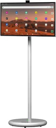 Монитор Green Lion Throne 27 Portable Smart Touchscreen TV, 27" FHD Display, Android 15 Smart Screen, 13MP Camera, 27000mAh Battery, Wireless Display, Bluetooth, White | GNTRSMTV27WH