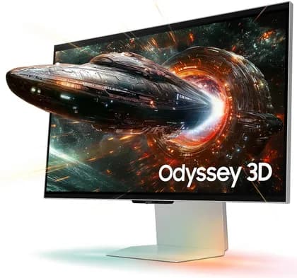 Монитор SAMSUNG G90XF Odyssey 3D Gaming Monitor, 27" Inch 4K 165Hz IPS Display, Al Glasses-free 3D Video Conversion, 1ms, HDR10+, FreeSync Premium, Pivot Stand, Speakers, USB Hub, Silver | LS27FG900XMXUE