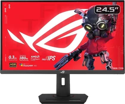 Монитор ASUS ROG Strix XG259QNS eSports Gaming Monitor, 25" IPS Display, FHD Resolution, 380Hz Refresh Rate, 0.3ms (min.) Response Time, AMD FreeSync Premium, 16.7m Color Support, Black | XG259QNS