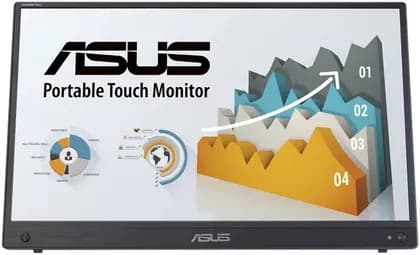 Монитор ASUS ZenScreen Touch MB16AHT Portable Monitor, 15.6" FHD IPS Display, 60Hz Refresh Rate, 5ms (GtG) Response Time, 262K Display Colors, Eye Care Technology, Black | 90LM0890-B01170