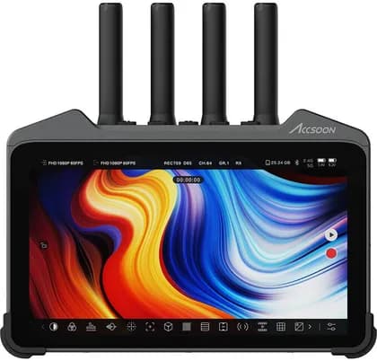 Монитор Accsoon MIT01 Wireless Transmitter/Receiver, 1920 x 1080 Resolution, 1000 cd/m Brightness, Edge-Lit 7" Multi-Touch Display, Up to DCI 4K60, Integrated Dual-Band Wi-Fi RX/TX Black | MIT01