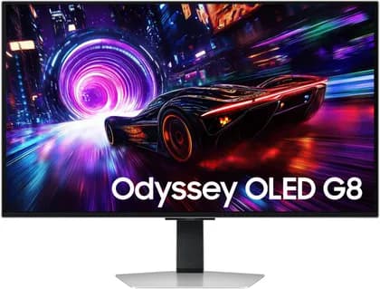 Монитор SAMSUNG G81SF Odyssey G8 Gaming Monitor, 32" 4K UHD QD-OLED Display, 240Hz Refresh Rate, 0.03ms Response Time, HDR, FreeSync Premium Pro, G-Sync, Silver | LS32FG810SMXUE