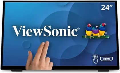 Монитор ViewSonic TD2465 Monitor, 24" MVA Touch Display, FHD Resolution, 60Hz Refresh Rate, 7ms (GtG) Response Time, Projective Capacitive (10-Point Touch) Technology, 16.7m Color Display, Black | TD2465