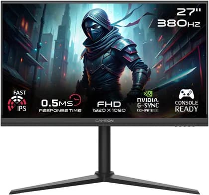 Монитор GAMEON Midnight Pro Series Gaming Monitors, 27" Fast IPS Display, FHD Resolution, 380Hz Refresh Rate, 0.5ms Response Time, NVIDIA G-Sync & AMD FreeSync Technology, Black | GOMP27FHD380IPS