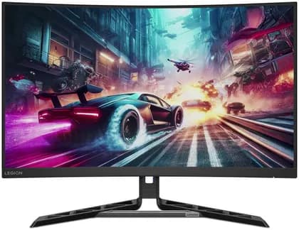 Монитор Lenovo Legion R32qc-30 Gaming Curved Monitor, 32" VA Display, QHD Resolution, 180Hz Refresh Rate, 0.5ms (MPRT) Response Time, AMD FreeSync Technology, 1500R Curvature, Black | 67C8GAC1AE
