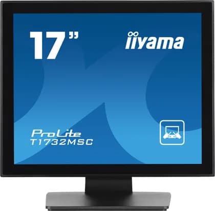 Монитор iiyama ProLite T1732MSC-B1S 17" SXGA Multi-touch TN Monitor, 5ms Response Time, 10 Point Projective Capacitive Touch, 16.7mln Display Colors, Speakers 2 x 1W, Black | T1732MSC-B1S