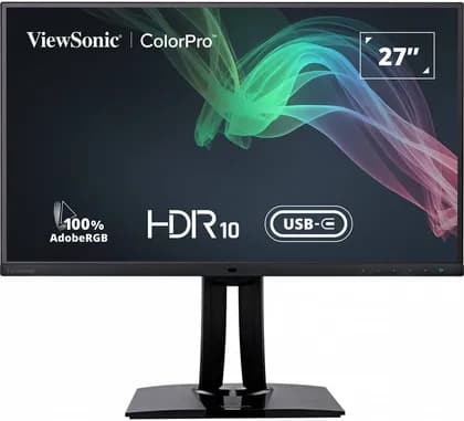 Монитор ViewSonic VP2785-2K QHD 27" 16:9 IPS Monitor, 300 cd/m² Brightness, 5ms Response Time, Adobe RGB Color, Height Adjust,10 bit 1.07B Colors, HDMI 1.4 | DisplayPort | USB Type-C, Black | VP2785-2K