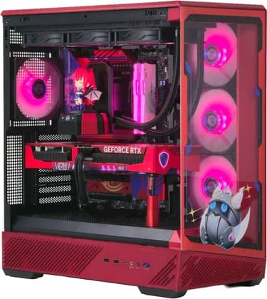 ПК MLG Edition Gaming PC - AMD Ryzen 7 9850X3D 8 Cores 16 Threads, NVIDIA RTX 5070 TI 16GB, 32GB DDR5 RAM 6000MHz, 1TB SSD Gen5, 850W PSU, 360mm Liquild CPU Cooler, Wi-Fi + BT, Free action figure MLG