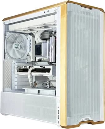 ПК Oakline Pro Gaming PC - AMD Ryzen 9 9900X3D 12 Cores 24 Threads, NVIDIA RTX 5080 16GB, 64GB DDR5 RAM 6000MHz, 2TB SSD Gen5, 1000W PSU, 360mm Liquid Cooling, Wi-Fi + BT