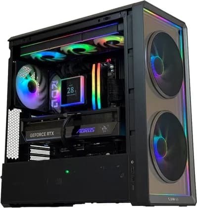 ПК Eclipse X Gaming PC - Intel Core Ultra 9 285K 24 Cores 24 Threads, NVIDIA RTX 5080 16GB, 32GB DDR5 RAM 6000MHz, 2TB SSD Gen5, 1000W 80 PLUS PSU, 360mm Liquid Cooler, Wi-Fi +BT