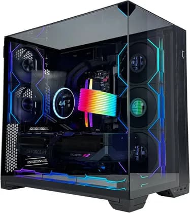 ПК CrystalVision Gaming PC - AMD Ryzen 9 9950X3D 16 Cores 32 Threads, NVIDIA RTX 5090 32GB, 32GB DDR5 RAM 6000MHz, 2TB SSD Gen 5, 1200W Gold PSU, 360mm Liquid Cooler, Wi-Fi +BT