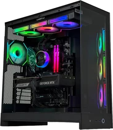 ПК Flow Gaming PC - AMD Ryzen 9 9950X3D 16 Cores 32 Threads, NVIDIA RTX 5080 16GB, 32GB DDR5 RAM 6000MHz, 1TB SSD Gen 4, 1000W Gold PSU, 360mm Liquid Cooler, Wi-Fi + BT