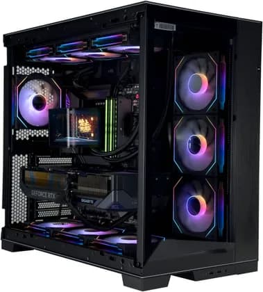 ПК Cyber Wraith Gaming PC - AMD Ryzen 9 9950X3D 16 Cores 32 Threads, NVIDIA RTX 5090 32GB, 32GB DDR5 RAM 6000MHz, 2TB SSD Gen 4, 1200W 80 Plus PSU, 360mm Liquid Cooler, Wi-Fi + BT