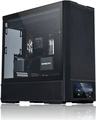 ПК Black Ice Gaming PC - AMD Ryzen 7 9700X 8 Cores 16 Threads, NVIDIA RTX 5070 Ti 16GB, 32GB DDR5 RAM 6000MHz, 1TB SSD Gen 4, 850W Gold PSU, 360mm Liquid Cooler, Wi-Fi + BT