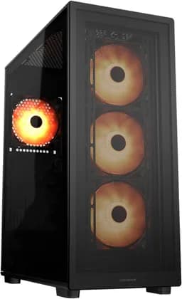 ПК StreamCore Gaming PC - AMD Ryzen 7 9700X 8 Cores 16 Threads, NVIDIA RTX 5060 Ti 8GB, 32GB DDR5 RAM 6000MHz, 1TB SSD Gen 4, 750W 80 PLUS PSU, 240mm Liquid Cooler, Wi-Fi + BT