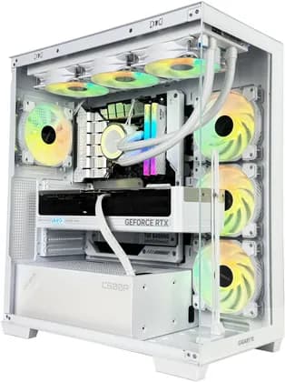 ПК CrystalEdge Gaming PC - AMD Ryzen 9 7950X 16 Cores 32 Threads, NVIDIA RTX 5080 16GB, 32GB DDR5 RAM 6000MHz, 1TB SSD Gen 4, 850W Gold PSU, 360mm Liquid Cooler, Wi-Fi + BT