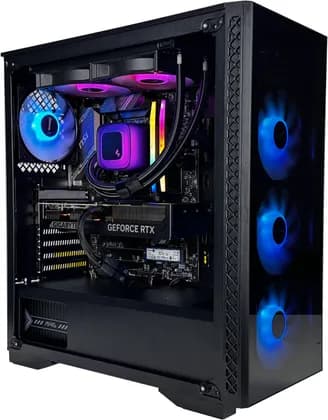 ПК MATREXX Gaming PC - AMD Ryzen 7 9700X 8 Cores 16 Threads, NVIDIA RTX 5070 12GB, 32GB DDR5 RAM 6000MHz, 1TB SSD Gen 4, 750W 80 PlUS PSU, 240mm Liquid Cooler, Wi-Fi + BT