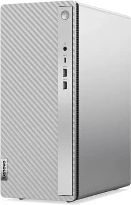 ПК Lenovo IdeaCentre Tower 14IRR9 Desktop Computer, Intel Core i5-14400, 8GB RAM, 512GB SSD, Intel UHD Graphics 730, Wired English-Arabic K/B & Mouse, Win11Home, Cloud Gray | 90X2001EAX