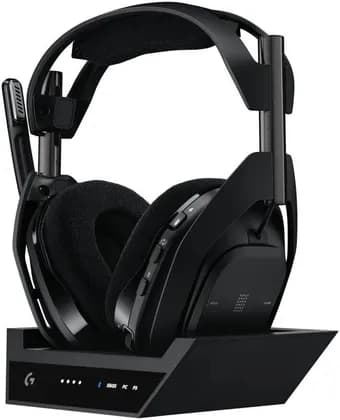 Наушники Logitech Astro A50 X LIGHTSPEED Wireless with PLAYSYNC Gaming Headset + Base Station, 40mm PRO-G GRAPHENE, 24H Playtime, Up to 24bit Audio, HDMI 2.1 Passthru, for Xbox X|S, PS5, PC, Black | 939-002128