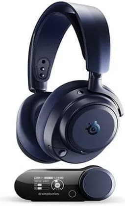 Наушники SteelSeries Arctis Nova Pro Omni Wireless Gaming Headset, Active Noise Cancellation, Hi Fi Audio System, Infinity Power System, Neodymium Magnetic Drivers, Hi-Res Wireless Audio, Blue | 61723