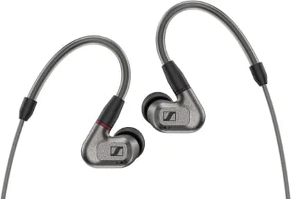Наушники Sennheiser IE 600 Audiophile In-Ear Monitors, Premium 7mm TrueResponse Driver IEMs with ZR01 Amorphous Metal Housing, Silver/Black | IE 600
